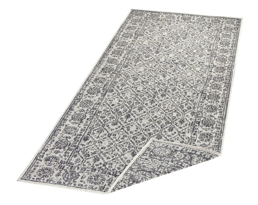 NorthRugs twin 103116 grey cream Grey, Cream Living Room  Rug.