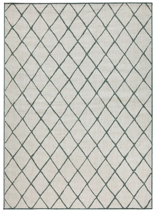 NorthRugs twin 103117 green cream Green, Cream Living Room  Rug.