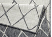 NorthRugs twin 103118 grey cream Grey, Cream Living Room  Rug.