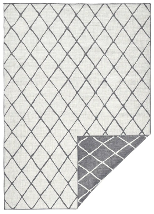 NorthRugs twin 103118 grey cream Grey, Cream Living Room  Rug.