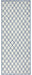 NorthRugs twin 103119 blue cream Blue, Cream Living Room  Rug.
