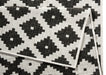 NorthRugs twin 103124 black cream Black, Cream Living Room  Rug.