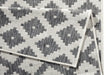 NorthRugs twin 103126 grey cream Grey, Cream Living Room  Rug.