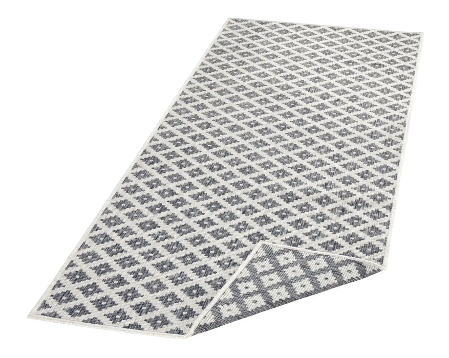 NorthRugs twin 103126 grey cream Grey, Cream Living Room  Rug.