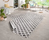 NorthRugs twin 103126 grey cream Grey, Cream Living Room  Rug.