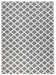 NorthRugs twin 103126 grey cream Grey, Cream Living Room  Rug.