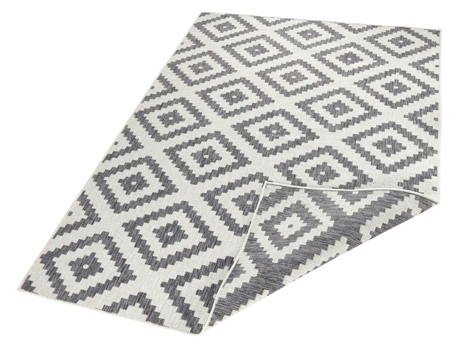 NorthRugs twin 103132 grey cream Grey, Cream Living Room  Rug.