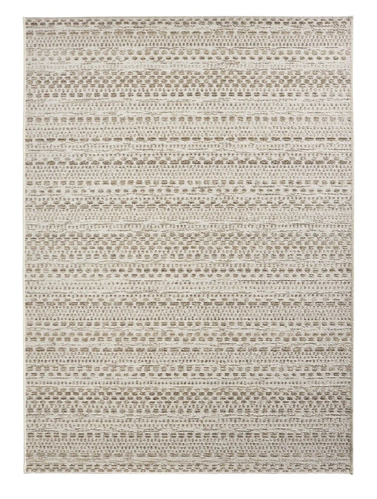 NorthRugs lotus pine cream taupe Brown, Cream Living Room  Rug.