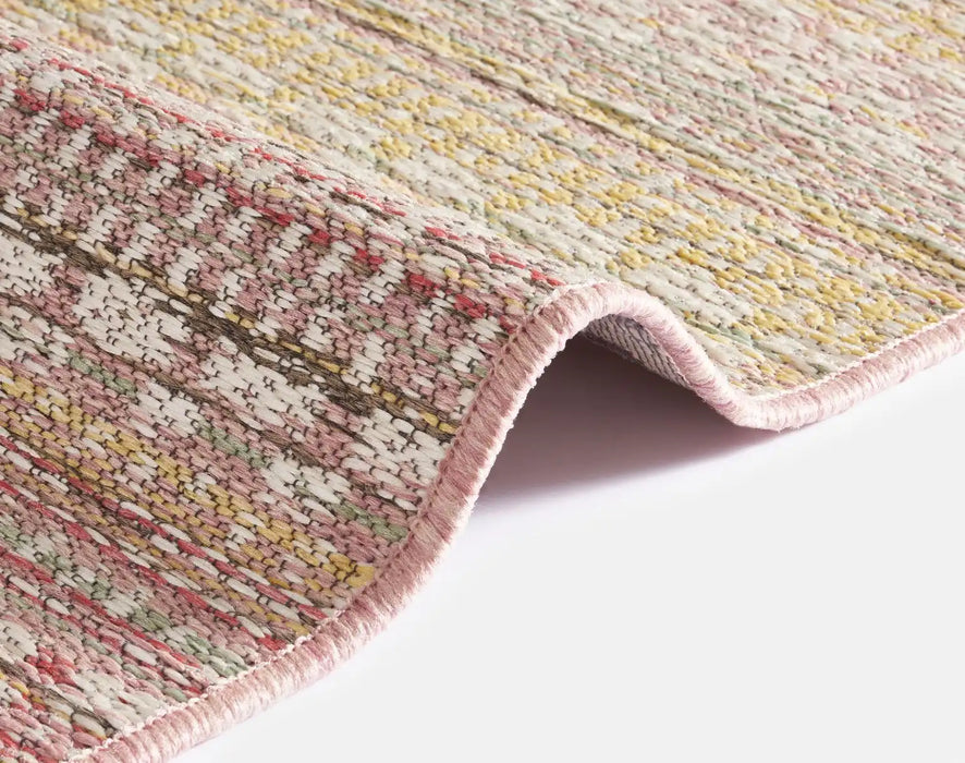 NorthRugs lotus pine rose gold Multicoloured, Pink Living Room  Rug.