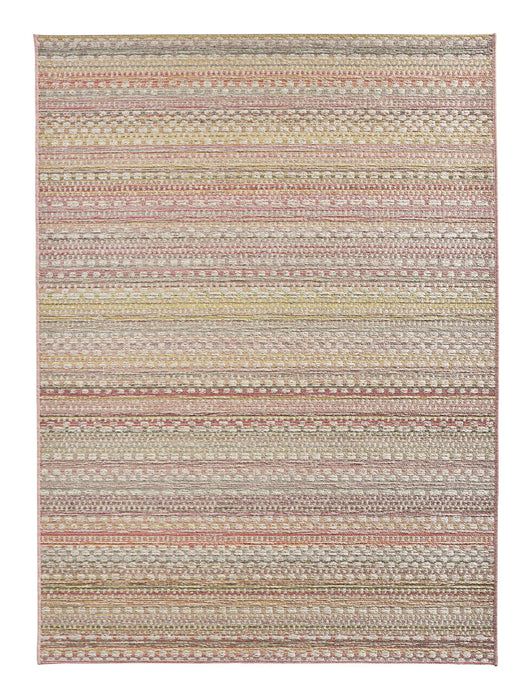 NorthRugs lotus pine rose gold Multicoloured, Pink Living Room  Rug.