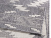 NorthRugs twin supreme malibu grey cream Grey, Cream Living Room Striped Rug.