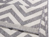 NorthRugs twin supreme palma grey cream Grey, Cream Living Room Striped Rug.