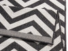 NorthRugs twin supreme palma black cream Black, Cream Living Room Striped Rug.
