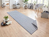 NorthRugs twin supreme palma blue cream Blue, Cream Living Room Striped Rug.