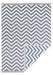 NorthRugs twin supreme palma blue cream Blue, Cream Living Room Striped Rug.