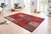 Hanse Home celebration 103464 red brown Brown, Red Living Room Geometric Rug.