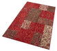 Hanse Home celebration 103464 red brown Brown, Red Living Room Geometric Rug.