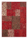 Hanse Home celebration 103464 red brown Brown, Red Living Room Geometric Rug.