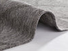 NorthRugs twin supreme corsica black anthracite Grey, Black Living Room Striped Rug.