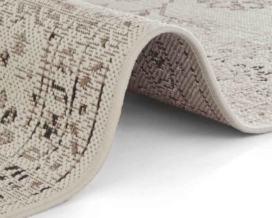 NorthRugs beach navarino cream taupe Brown, Ivory Living Room  Rug.