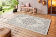 NorthRugs beach tilos cream grey anthracite Grey, Multicoloured Living Room  Rug.