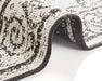 NorthRugs twin supreme cebu black cream Black, Cream Living Room Striped Rug.