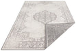 NorthRugs twin supreme cebu grey cream Grey, Cream Living Room Striped Rug.