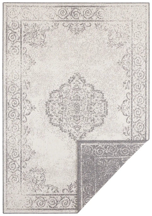 NorthRugs twin supreme cebu grey cream Grey, Cream Living Room Striped Rug.