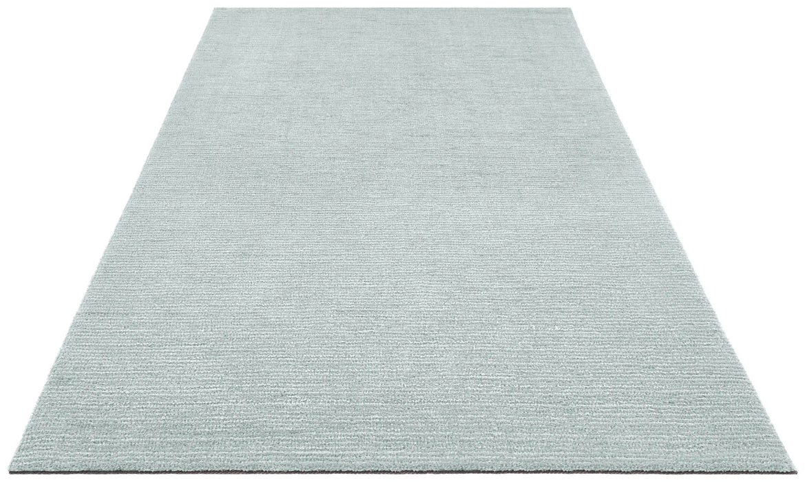 Mint Rugs cloud cloud light blue Blue Living Room Flat Weave Rug.