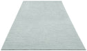 Mint Rugs cloud cloud light blue Blue Living Room Flat Weave Rug.