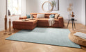Mint Rugs cloud cloud light blue Blue Living Room Flat Weave Rug.