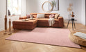 Mint Rugs cloud cloud old rose Pink Living Room Flat Weave Rug.