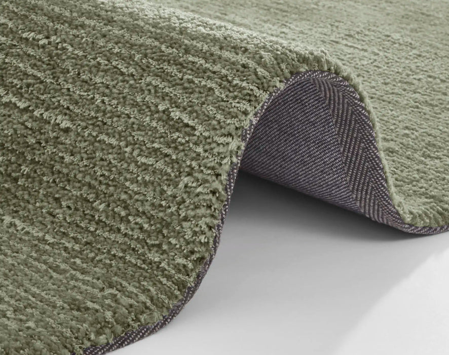 Mint Rugs cloud cloud moss green Green Living Room Flat Weave Rug.