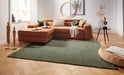 Mint Rugs cloud cloud moss green Green Living Room Flat Weave Rug.