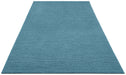 Mint Rugs cloud cloud petrol blue Blue Living Room Flat Weave Rug.