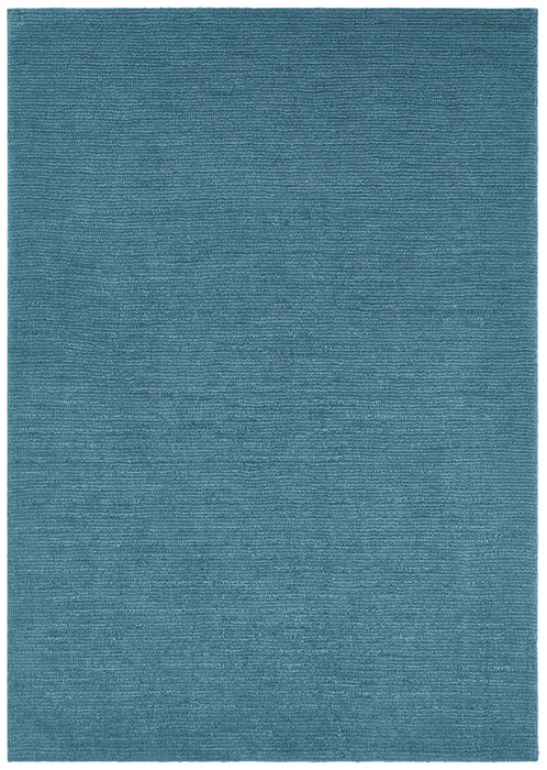 Mint Rugs cloud cloud petrol blue Blue Living Room Flat Weave Rug.
