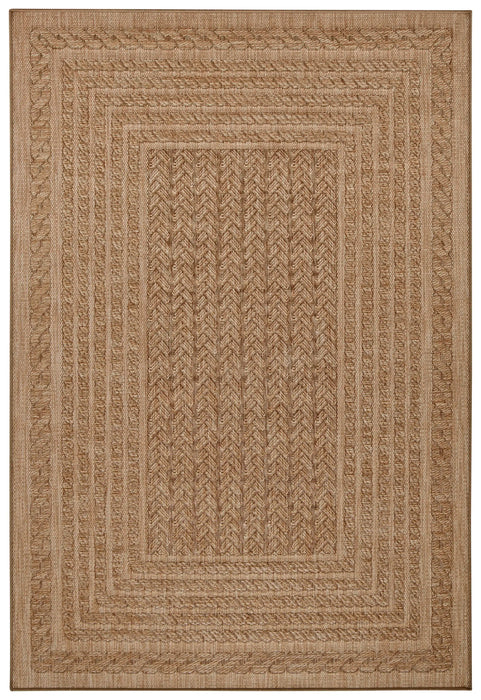 NorthRugs forest limonero beige brown Brown, Beige Living Room  Rug.