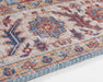 Nouristan asmar anthea cyan Multicoloured Living Room Moroccan Rug.