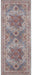 Nouristan asmar anthea cyan Multicoloured Living Room Moroccan Rug.