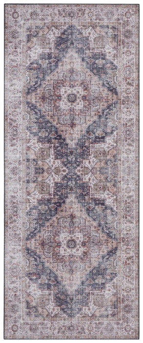 Nouristan asmar sylla putty grey Grey Living Room Moroccan Rug.