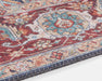 Nouristan asmar sylla indigo Multicoloured Living Room Moroccan Rug.