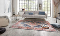 Nouristan asmar sylla indigo Multicoloured Living Room Moroccan Rug.