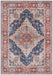 Nouristan asmar sylla indigo Multicoloured Living Room Moroccan Rug.