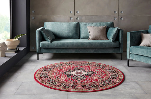 Nouristan mirkan isfahan red Multicoloured, Red Living Room Moroccan Rug.