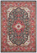 Nouristan mirkan isfahan navy Blue, Multicoloured, Red, Navy Living Room Moroccan Rug.