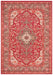 Nouristan mirkan isfahan oriental red Red Living Room Moroccan Rug.