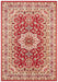 Nouristan mirkan tabriz red Red Living Room Moroccan Rug.