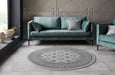 Nouristan mirkan buchara stone grey Grey Living Room Moroccan Rug.
