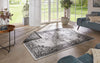 NorthRugs twin supreme borbon black cream Black, Cream Living Room Striped Rug.