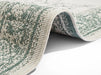 NorthRugs twin supreme borbon green cream Green Living Room Striped Rug.